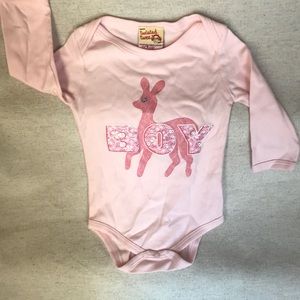 Twisted Tee Pink Boy onesie 12 months
